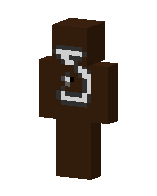 Brown Mob skin, 3D preview