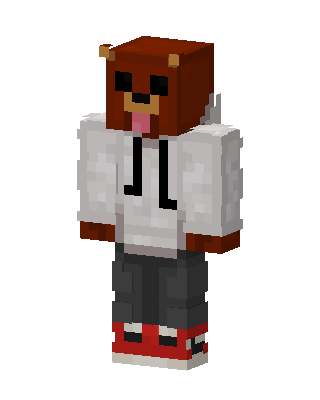 Hoodie Bear skin, 3D preview