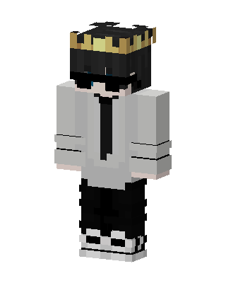 Crowned Suit Boy Minecraft skin