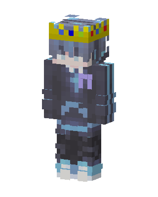 Crowned Frost Hoodie Minecraft skin