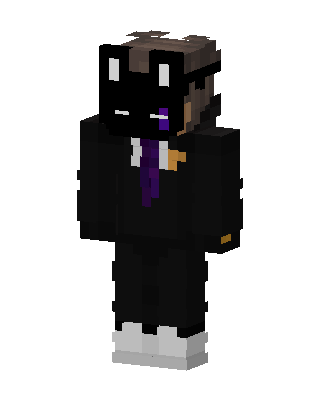 Enderman Suit skin, 3D preview