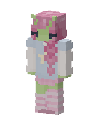 Frog Girl Minecraft skin