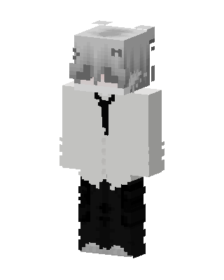 Monochrome Boy skin, 3D preview