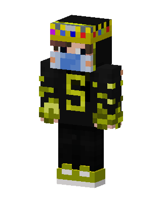 Golden Crown Streetwear skin, 3D preview