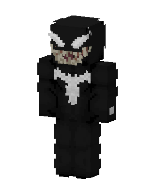 Black Villain Boy skin, 3D preview