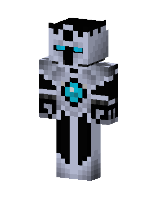 Gray Robot Boy Minecraft skin