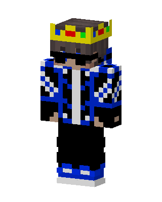 Blue King Minecraft skin