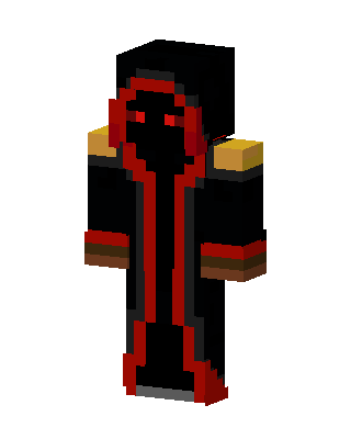 Black Villain Boy skin, 3D preview