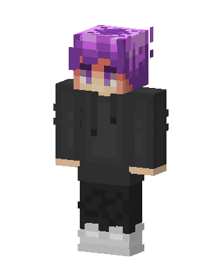 Purple Hoodie Boy Minecraft skin