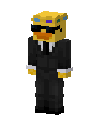 Duck In Suit skin, 3D preview