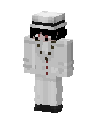 White Suit Gentleman skin, 3D preview