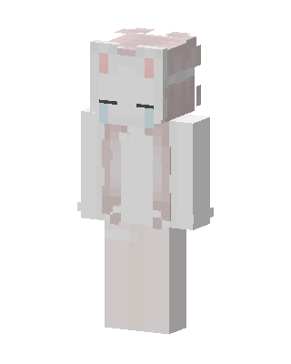 Crying Bunny Girl skin, 3D preview