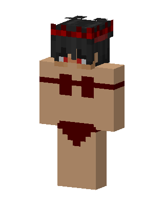Brown Player Boy skin, 3D preview