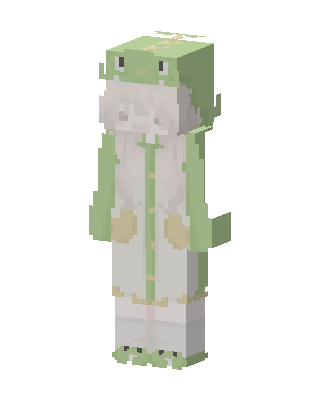 Frog Onesie skin, 3D preview
