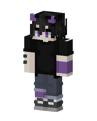 Purple Imp skin, 3D preview