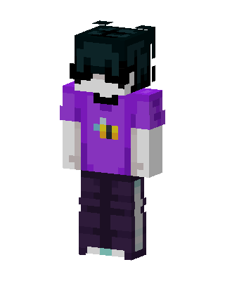 Bee Shirt Goth skin, 3D preview