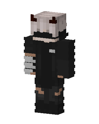 Black Player Boy skin, 3D preview