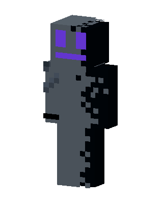 Half Void Minecraft Enderman skin