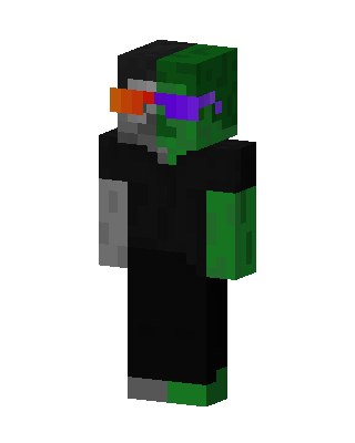 Black Villain Boy Minecraft mob skin