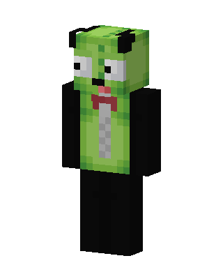 Green Suit skin, 3D preview