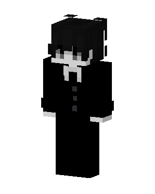Monochrome Gentleman skin, 3D preview