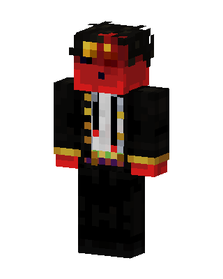Black Player Boy skin, 3D preview
