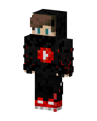 Red Play Hoodie Minecraft skin