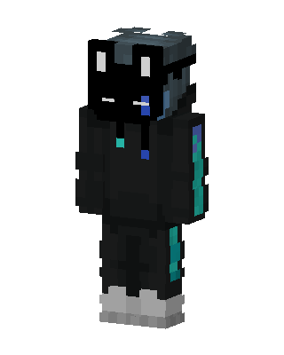 Shadow Hoodie skin, 3D preview