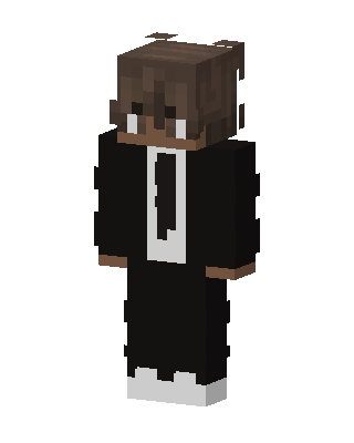 Tuxedo Boy skin, 3D preview