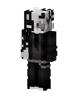 Black Emo skin, 3D preview