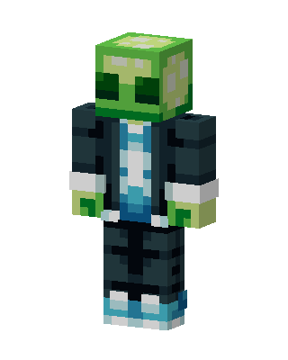 Slime Hoodie Minecraft green skin