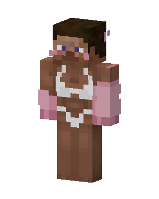 Pink Paw Pup Minecraft cute skin