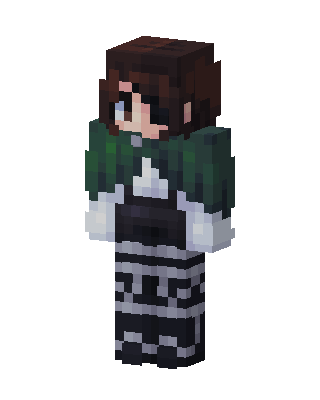 Green Player Girl Minecraft skin