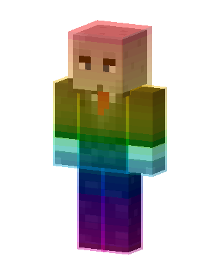 Rainbow Gradient Minecraft skin