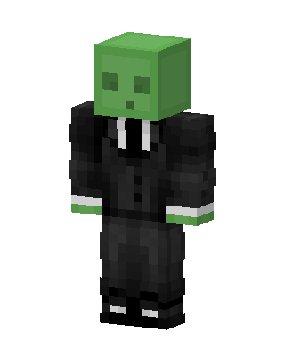 Slime In Suit skin, 3D preview