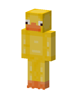 Rubber Duck skin, 3D preview