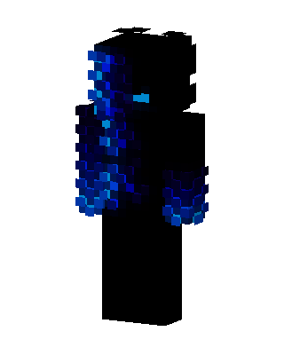 Blue Shadow skin, 3D preview