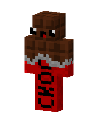 Chocolate Bar skin, 3D preview