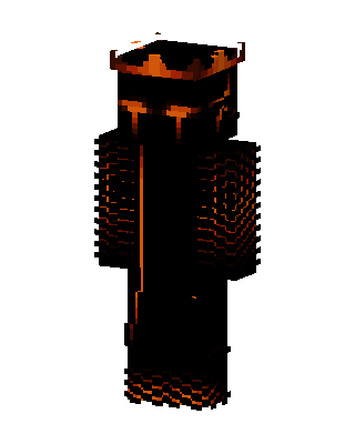 Magma King skin, 3D preview