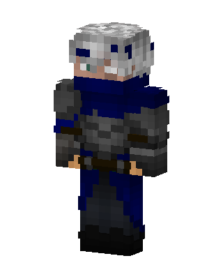 Silver Knight skin, 3D preview