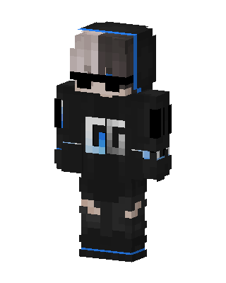 Shades Hoodie Gamer skin, 3D preview