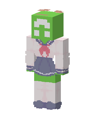 Dream Sailor Uniform Minecraft creeper skin