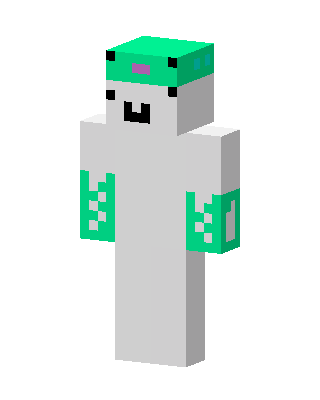 Frog Hat Ghost skin, 3D preview