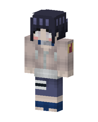 Hinata Hyuga skin, 3D preview