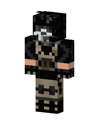 Black Ninja Boy Minecraft skin