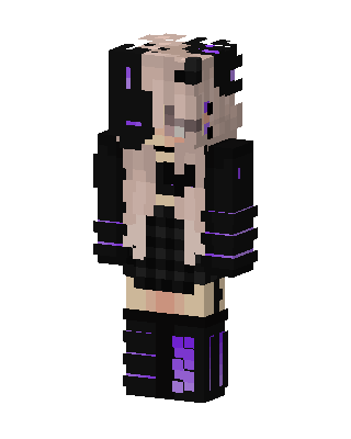 Void Goth skin, 3D preview