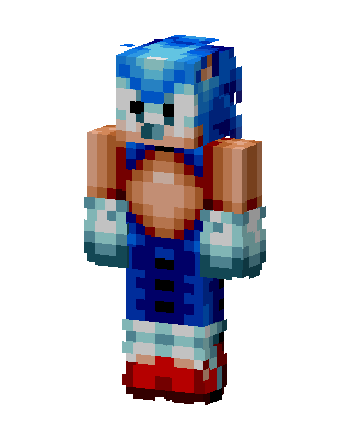 Sonic skin, 3D preview