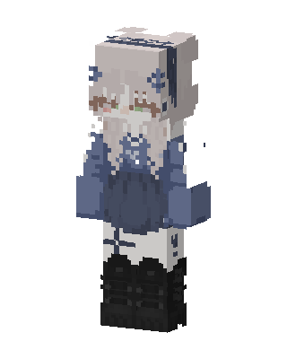 Frost Maiden skin, 3D preview