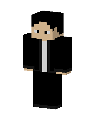 Black Suit Boy Minecraft black skin