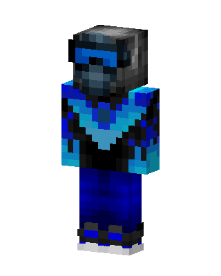 Cyber Frost Minecraft skin